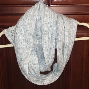 American Eagle Light blue knit infinity scarf